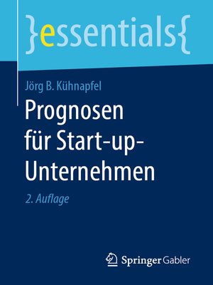 cover image of Prognosen für Start-up-Unternehmen